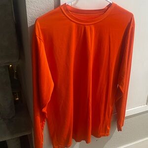 Bright Orange Long Sleeve Shirt